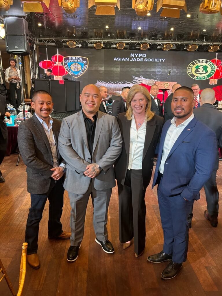 Members of NJAALEOA at the NYPD Asian Jade Society 45th Annual Scholarship & Awards Dinner Dance.