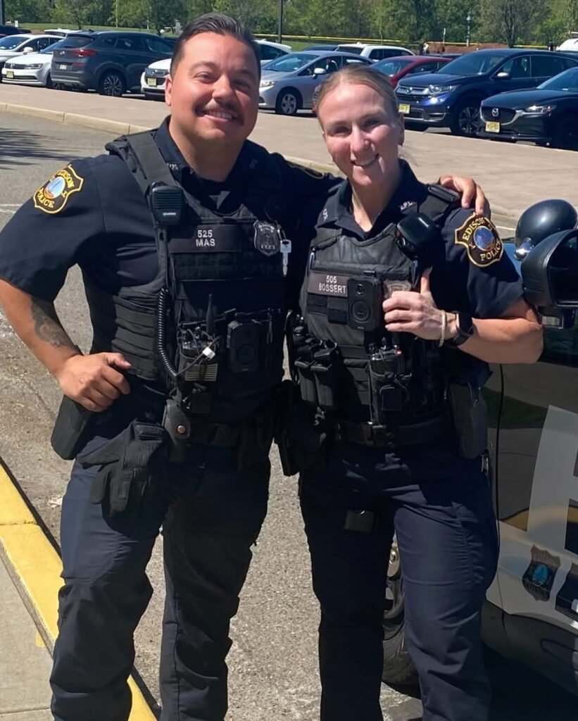Congratulations to Edison Police Officer Justin Mas (pictured left) for receiving the Life Saving Award from the 200 Club of Middlesex County. His quick actions helped rescue an individual in crisis who had jumped into the Raritan River — a true example of courage and dedication to public service.